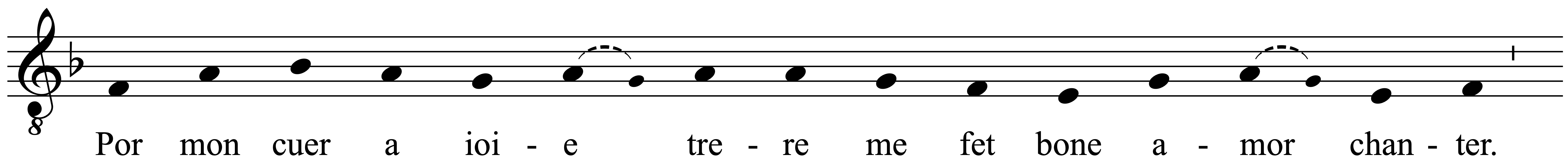 Work musical notation
